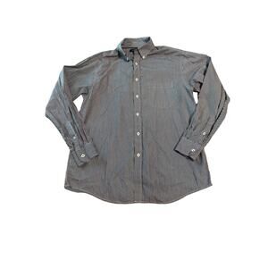 NWOT RoundTree & Yorke Men Shirt Long Sleeve‎ Button Up Striped Cotton Medium